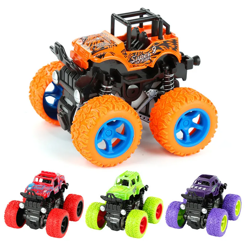 

Christmas Car Ornament car Accessories Automotive Four-wheel drive inertial off-road vehicle rotating stunt off-road vehicle Toy