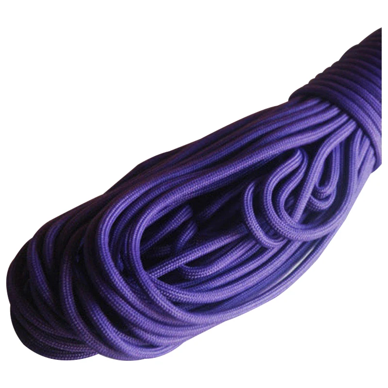 Paracord في 550 المظلة حبل 7 ستراند كور ل تسلق التخييم مشبك حبل الأرجواني 50FT