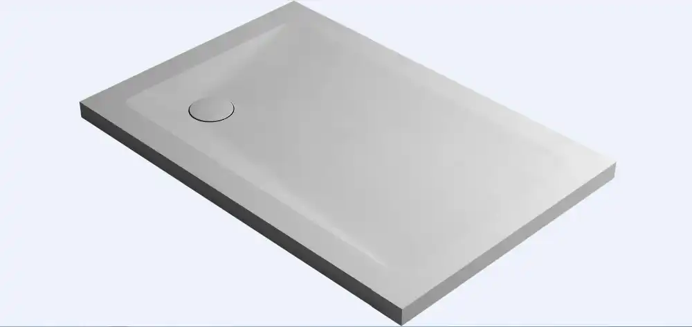 1200x800x50mm Solid Surface Resin Rectangular Shower Tray Ultra