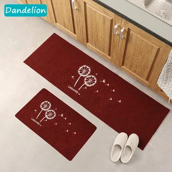 

Creative Dandelion Kitchen Mat Cheaper Anti-slip Modern Area Rugs Living Room Balcony Bathroom Carpet Set Doormat Bath Mat