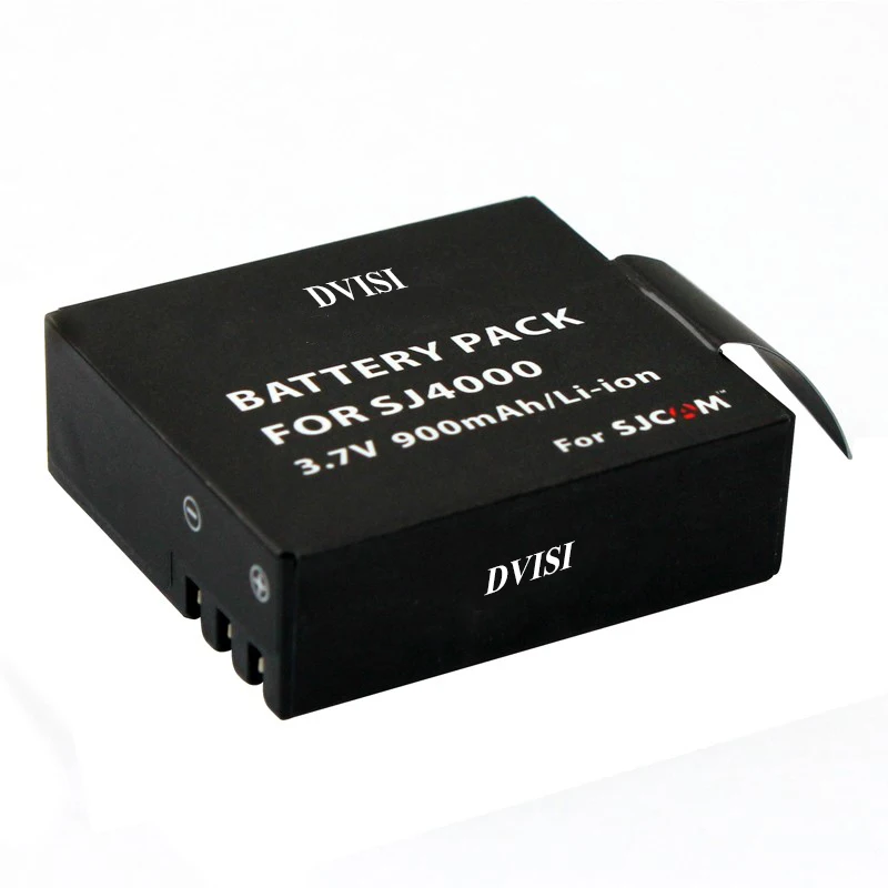DVISI 900mAh SJ4000 SJCAM Rechargeable Batteries for WiFi SJ5000 Plus M10 plus SJ6000 SJ7000 SJ8000 | Электроника