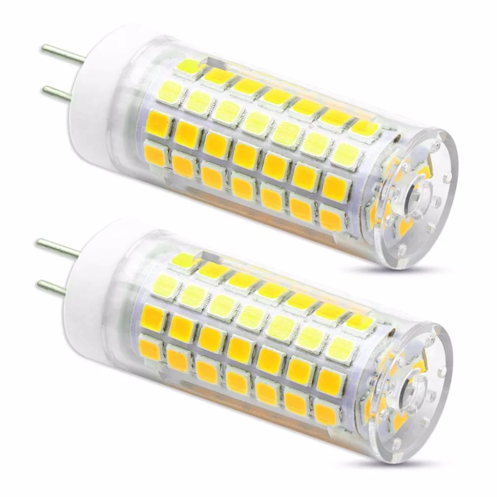 Pack of 2 GY6.35 LED Bulb 7W,850 Lumens AC 110V~265V,Halogen Bulbs Equivalent 75W,Not-Dimmable Warm White 3000K