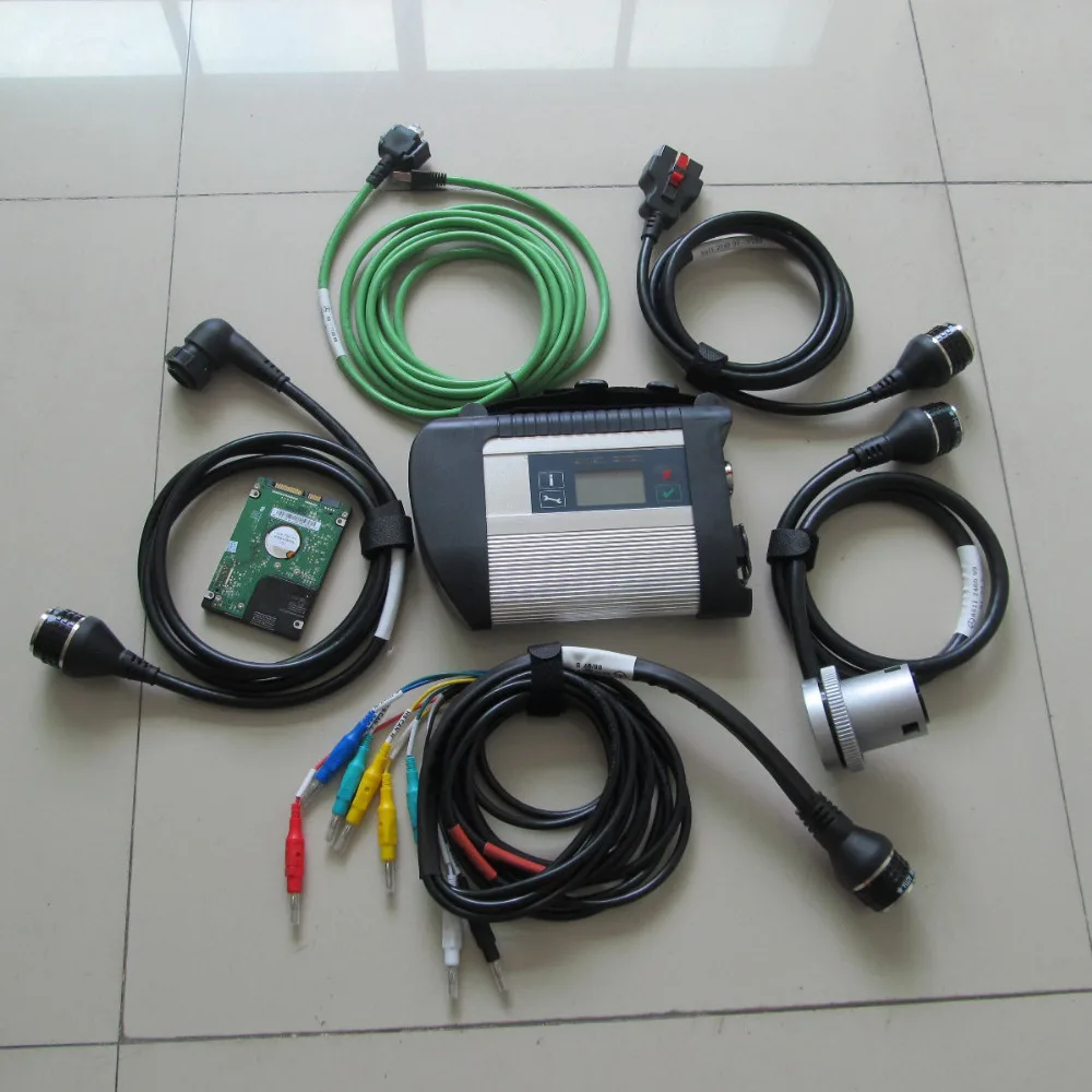  MB Star SD conectar C4 estrella herramienta de diagnóstico + nuevo MB SD C4 v2019.12 software en HD
