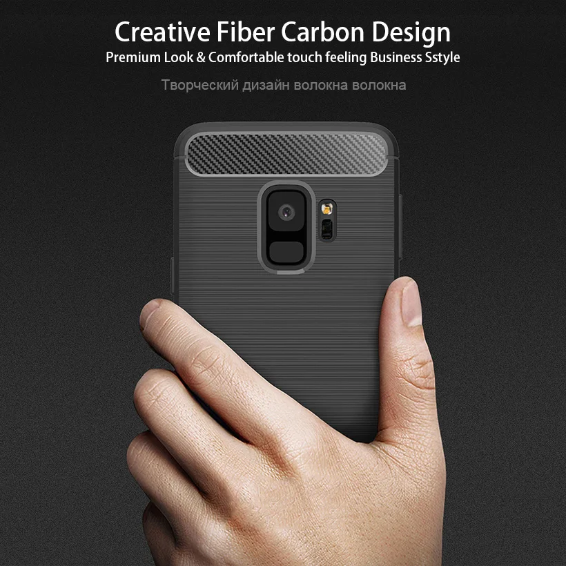 AKABEILA-Koolstofvezel-TPU-Gevallen-Voor-Samsung-Galaxy-S9-5-8-inch-Beschermende-Shell-Cover