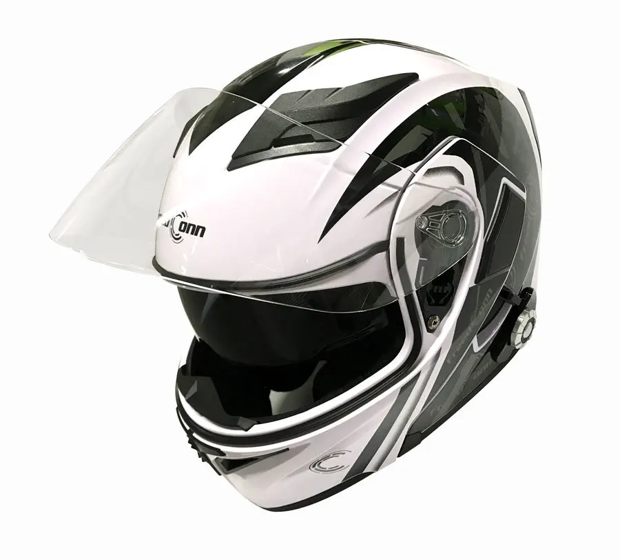 Мотоцикл Bluetooth откидной шлем мотоцикл встроенный домофон FM система Поддержка 8 переговорник для водителей DOT Стандартный шлем