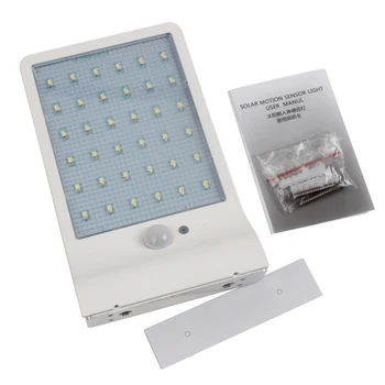 

Street Light PIR Motion Sensor Lamps Outdoor Lampada Solar Power Garden Security Lamp Waterproof Wall Lights Yard 36 LED #KF