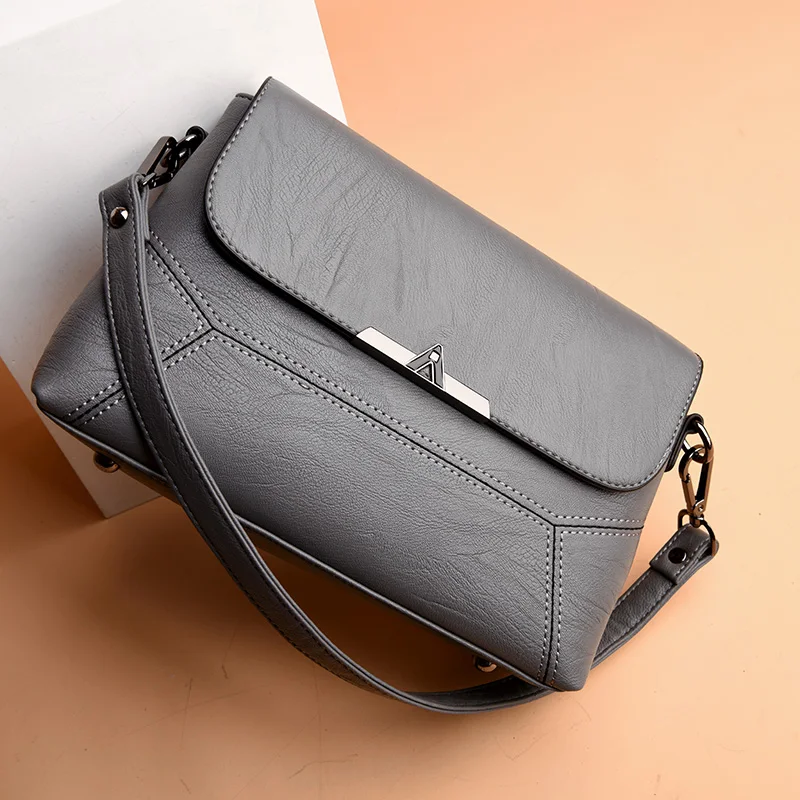 

fashion ladies hand bags women 2018 new messenger bag pu leather handbag vintage small crossbody bags for women sac bolsos mujer