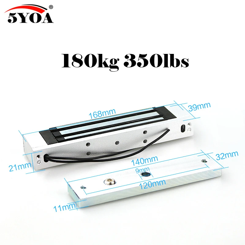 SDPAWA Single Door Electric Magnetic Lock 180kg 350lb Holding Force for Access Control Security System SDPAWA Single Door Electric Magnetic Lock 180kg 350lb Holding Force for Access Control Security System