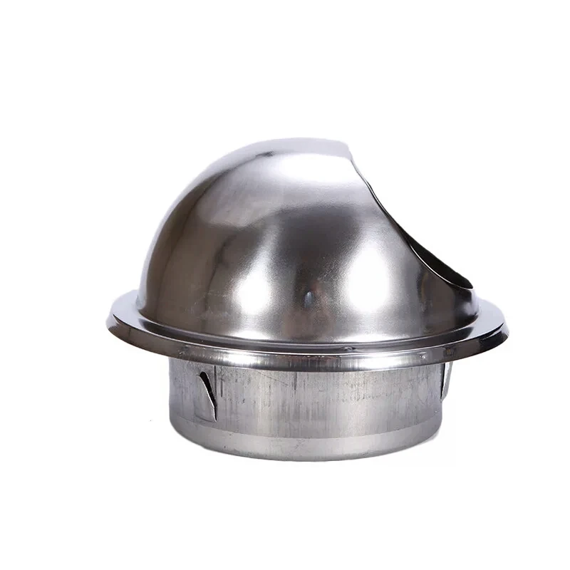 Stainless Steel Wall Ceiling Air Vent Ducting Ventilation Exhaust Grille Cover Outlet Heating Cooling & Vents Cap Waterproof 