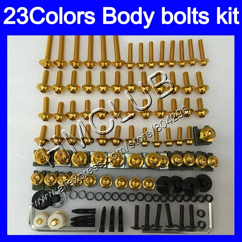 Полный Обтекатель Болты Комплект для YAMAHA YZFR6S 06 07 08 09 YZF-R6S YZF600 YZF R6S 2006 2007 2008 2009 всего тела винты винт с мелкой резьбой