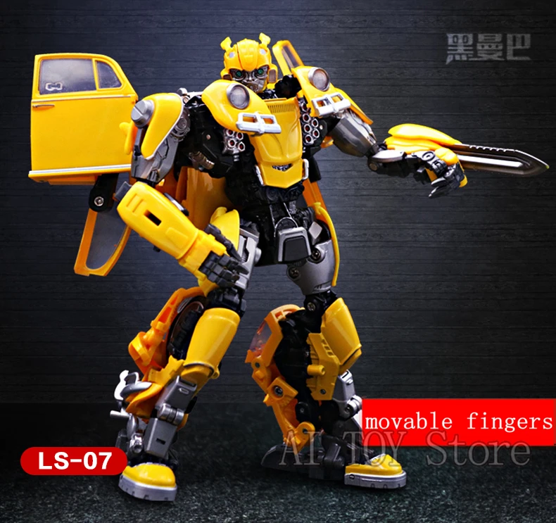 Black Mamba Transformation BMB H6001-5 SS BEE 28CM Oversize Movie Action Figure Alloy Robot Toys