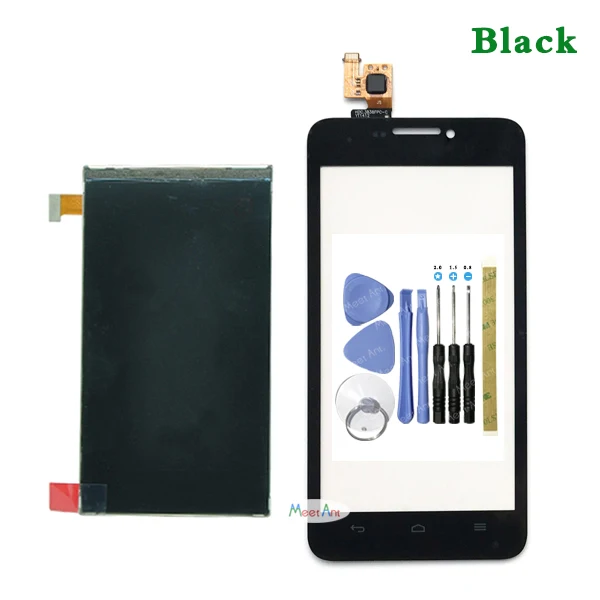 Высококачественный 5,0 ''для huawei Ascend G630 ЖК-дисплей с сенсорным экраном дигитайзер Датчик - Цвет: LCD and Touch Black