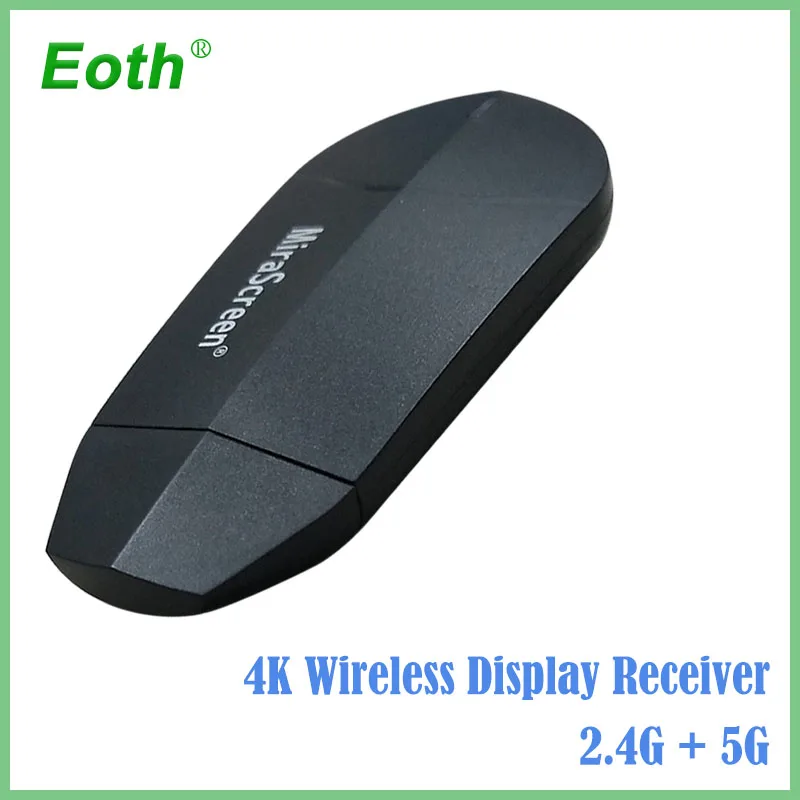 GGMM Miracast беспроводной wifi-ключ Портативный цифровой мини поддержка ТВ-коробок 5G/2,4G 4 K HD Ezcast AirPlay ТВ Stick