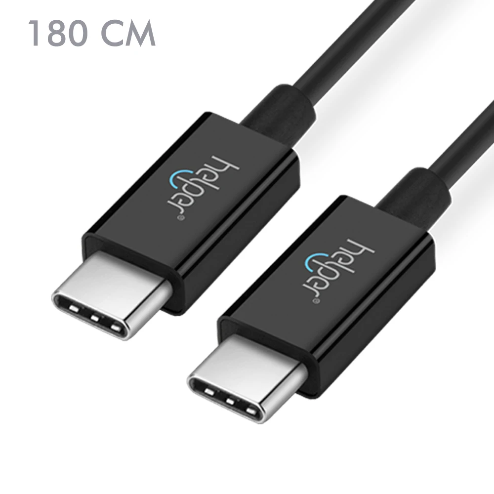 

PowerLine USB-C to USB-C 2.0 Cable 1.8 for USB Type-C Devices Including Galaxy S8, S8+, Google Pixel, Nexus 6P, Huawei Matebo
