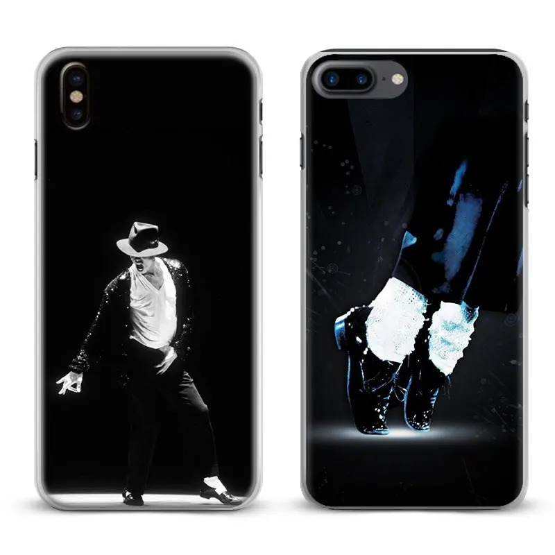

Michael jackson King of pop Coque Phone Cases Shell Cover Bag For Apple iPhone 4 4s 5 5s SE 6 6Plus 6s 6sPlus 7 7Plus 8 8Plus X