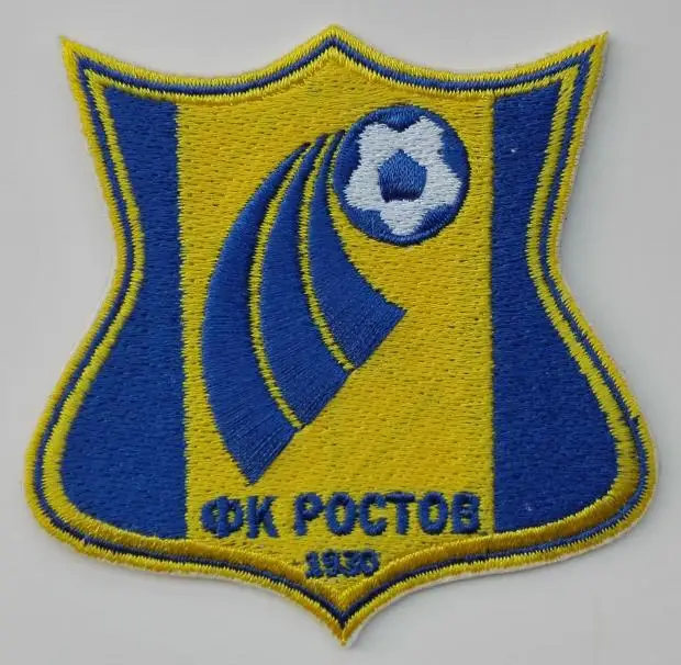 2 шт./лот футбольный клуб fussball команда рос тов логотип утюгом нашивка Aufnaeher
