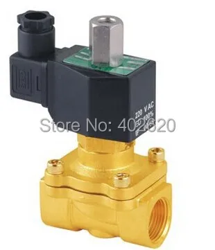 

Free Shipping 1/2'" Normally Open Brass Electric Solenoid Valve 2W160-15-NO DC12V,DC24V,AC110V or AC220V