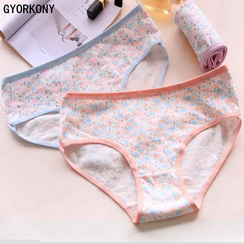 Soft Cotton Young Girl Briefs Girls Panties Candy Colors Kids Underwear