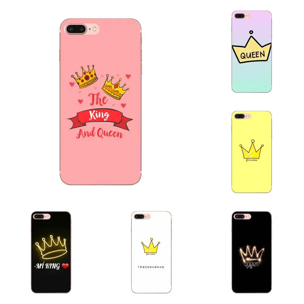 Queen Crown King для Sony Xperia Z Z1 Z2 Z3 Z4 Z5 compact Mini M2 M4 M5 T3 E3 E5 XA XA1 XZ Премиум мягкий Quinn телефон |