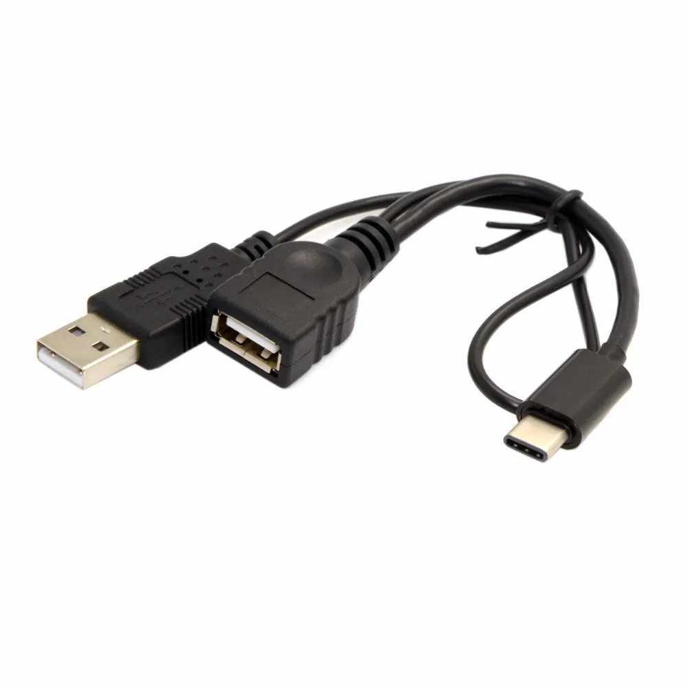 USB 3 1 Type c OTG 2 0 Женский кабель для передачи данных с дополнительным питанием Female|usb