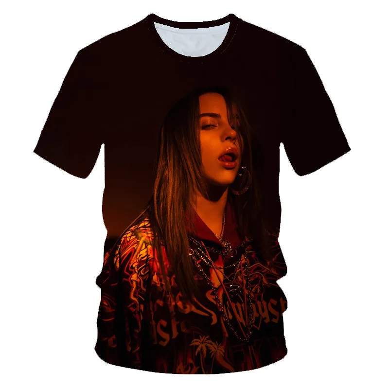 picture show PT-623 Лето, Детская футболка Billie Eilish одежда унисекс для мальчиков и девочек уличная одежда в стиле хип-хоп, забавная футболка с объемным рисунком Детские футболки, топы, От 4 до 20 лет - Цвет: picture show PT-623