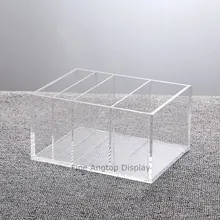 Современный прозрачный акриловый выдвижной ящик лоток коробка с 4 Сетками выбор