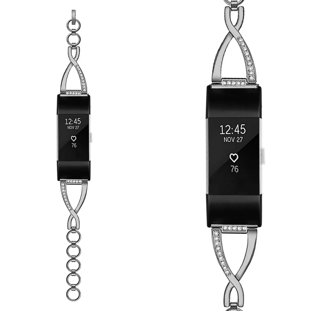 2 в 1 ремешок для часов FitBit Charge 2 charge2 Браслет замена ремешок+ Защитная пленка для экрана для Charge Зарядка 2 ремешка
