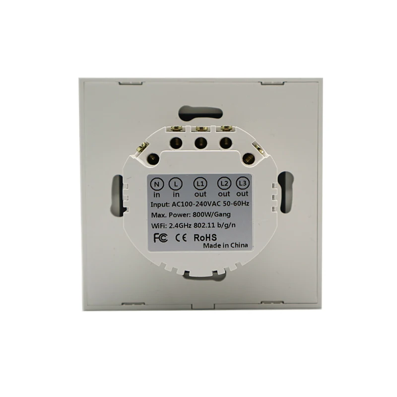 smart wifi switch back panel