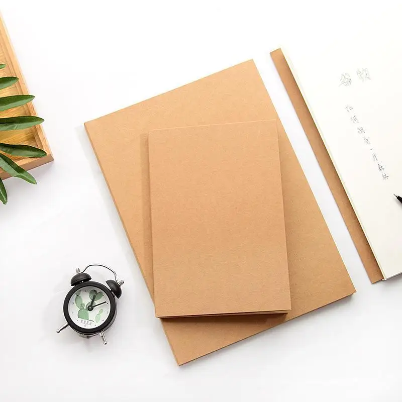 

Simple A5/b5 Kraft Paper Sketchbook Painting Sketch Graffiti Notebook Students'handbook Office Supplies Diary Book