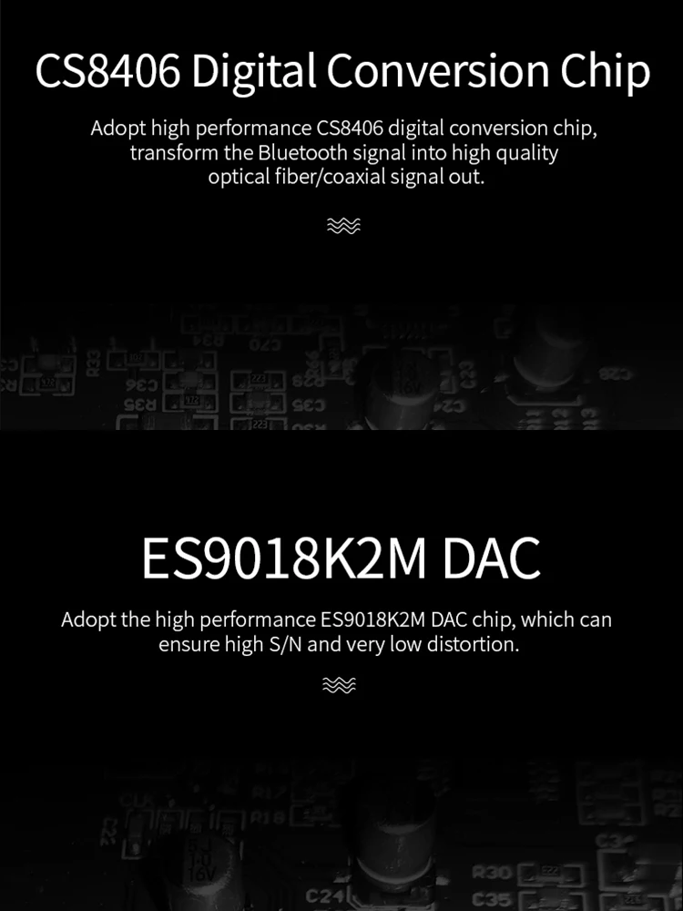 XDUOO XQ-50 Bluetooth 50 receptor de Audio PC convertidor USB DAC ES9018K2M Chip apoyo aptX/SBC/AAC