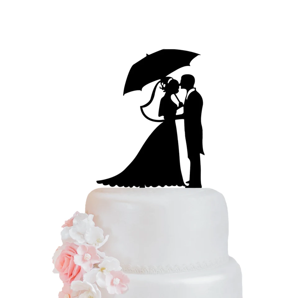 Tronzo/1 шт., акриловые топперы для свадебного торта, свадебные украшения для жениха и невесты, Новые Романтические вечерние топперы для торта