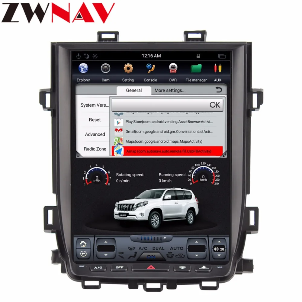 Best BIG screen Tesla style Android 7.1 Car Multimedia Player unit For Toyota Alphard 2007-2013 GPS Navigation Radio stereo BT no dvd 2