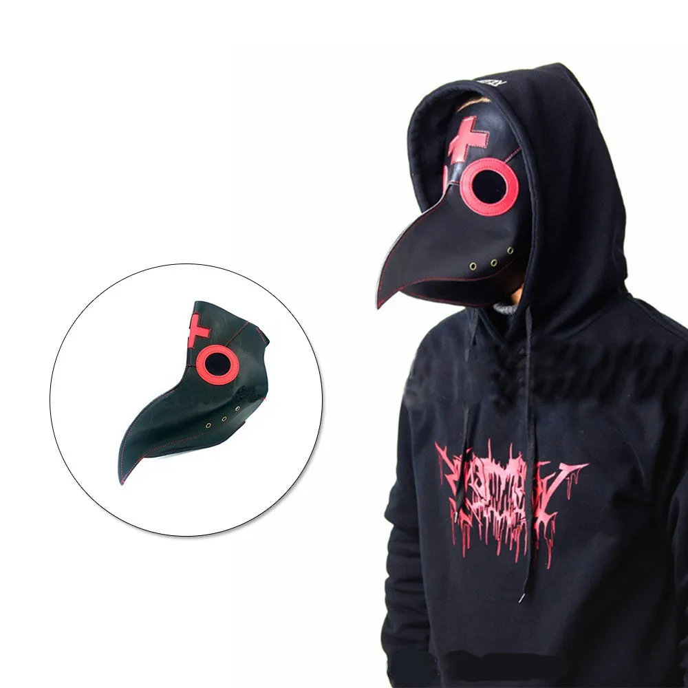 

Doctor Schnabel Cosplay Plague Horror Punk Mask Halloween Stage Silica Mask Costume Party Cool Play Prop Drop Ship