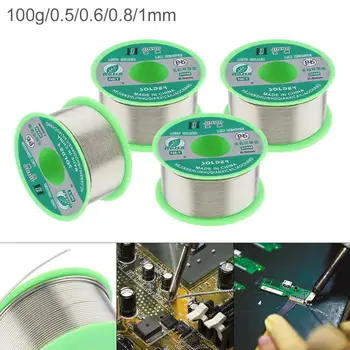 

100g 0.5/0.6 /0.8/1.0mm 99.7% Sn 0.3% Cu Environmental-friendly Lead-free Rosin Core Solder Wire with Flux and Low Melting Point