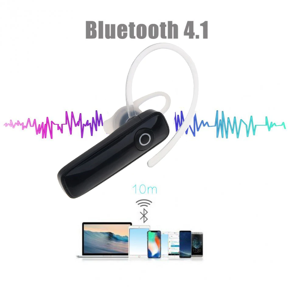 Kebidu мини гарнитура Bluetooth наушники беспроводные Bluetooth Handfree с микрофоном для samsung iPhone LG SONY ПК ноутбука