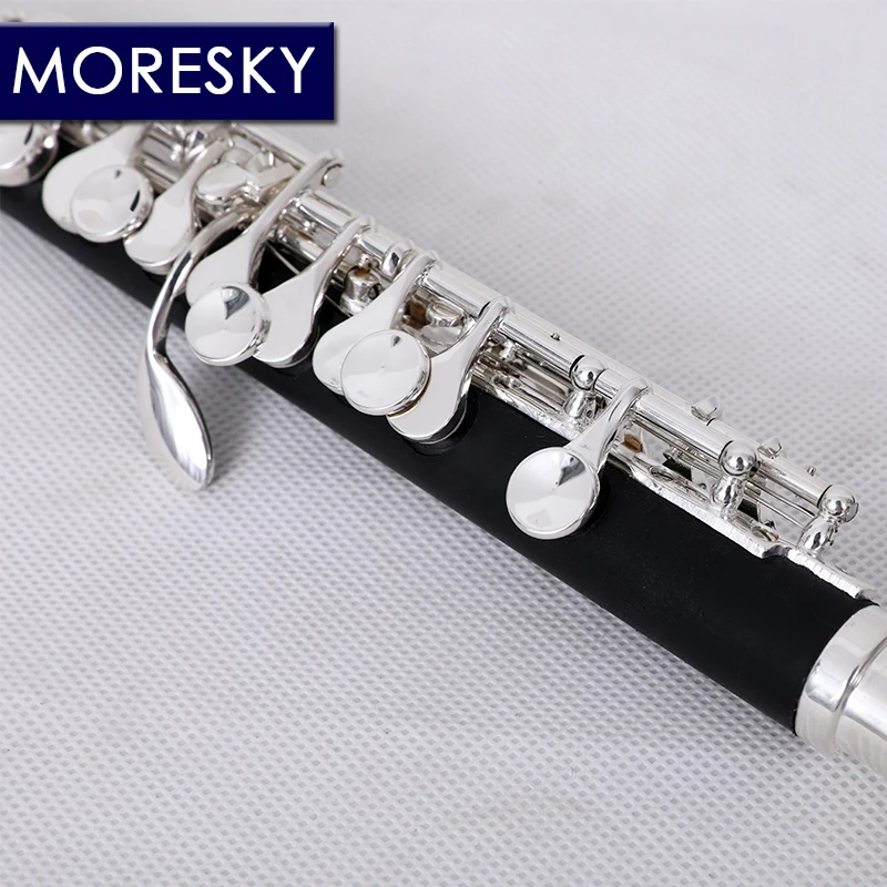 Piccolo C Key Cupronickel Half-size Flute Silver Plated Body Material Bakelite MPC-861 c key flute