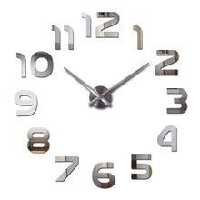 Top fashion 3d wandklok reloj de pared quartz horloge moderne diy klokken woonkamer grote decoratieve horloge murale stickers