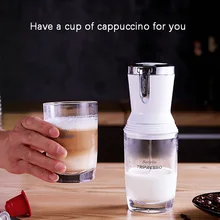Портативный вспениватель молока вспениватель Блендер Миксер для еды кофе горячий и холодный Milker капучино необычный кофе пенообразователь
