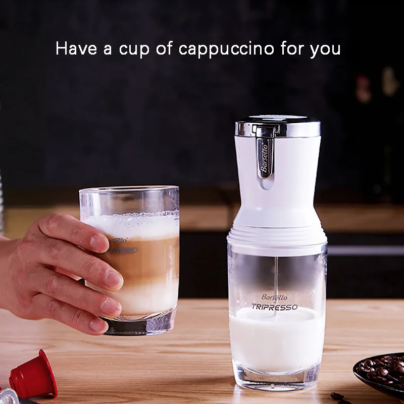 Portable Milk Frother Milk Foamer Blender Food Mixers Coffee Hot and