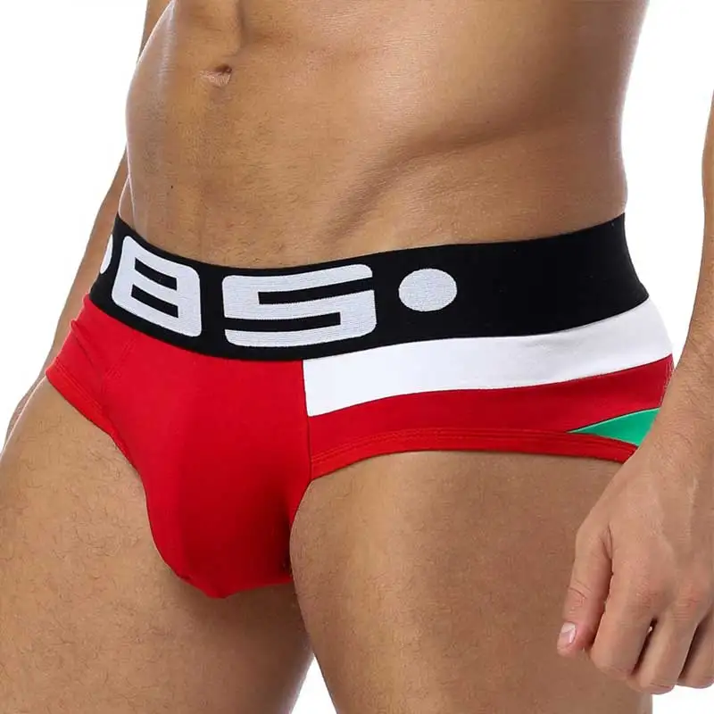 

BS Brand Men Underwear Sexy Men Briefs Breathable Mens Slip Cueca Male Panties Underpants Briefs 5 colors Underwear Briefs BS113