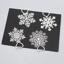 20 шт./лот снег Bookmarks для книг металл сердце Книга маркеры подарок Kawaii Канцтовары офисный школьный принадлежности бумажный зажим