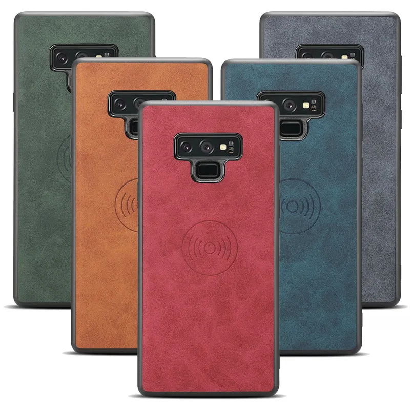 

Original Magnetic Vintage Leather + Soft TPU Silicone Back Cover Case For Samsung Galaxy Note9 S10 Plus S10E Phone Cases