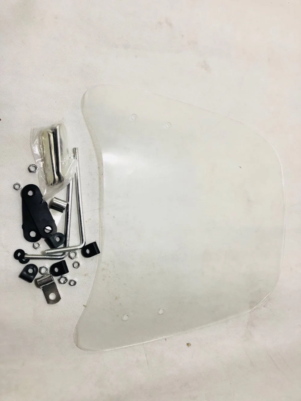 

2.3MM 41x36CM ATV Moped GY6 125CC 150CC JOG 100 Scooter Windshield Windscreen