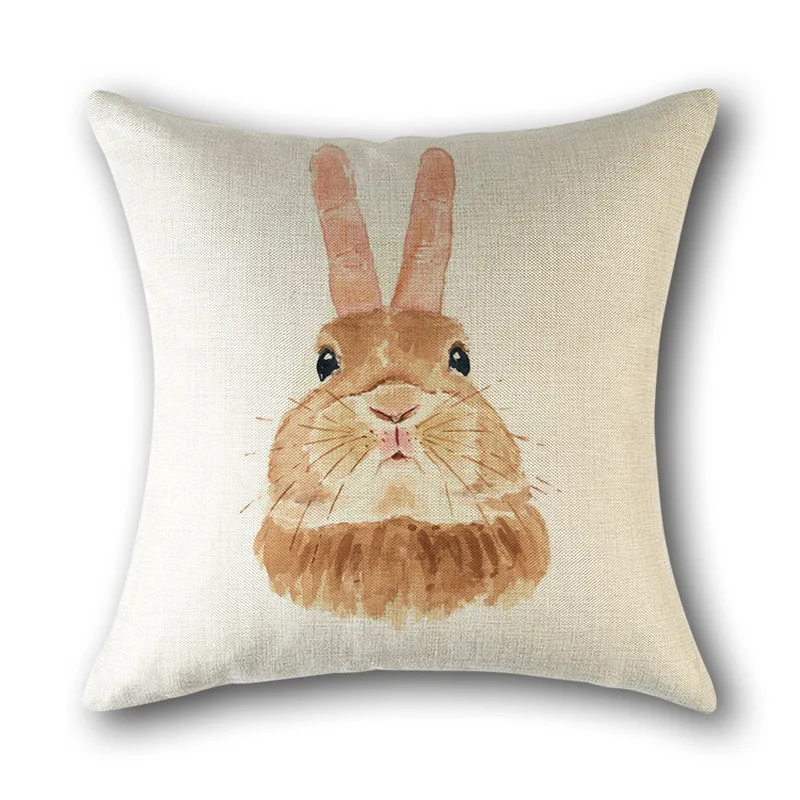 لطيف الحيوان المخدة كنبة مكتب المنزل الديكور مسند لمنطقة أسفل الظهر وسادة أربعة مواسم وسادة سيارة الخصر العجاف القط الكتان المخدة