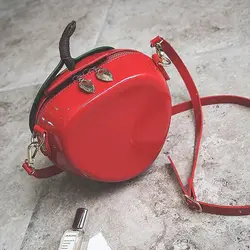 2019 новые популярные милые Мультяшные сумки в форме яблока, сумка через плечо для девочек, мини-сумки через плечо, сумка-мессенджер