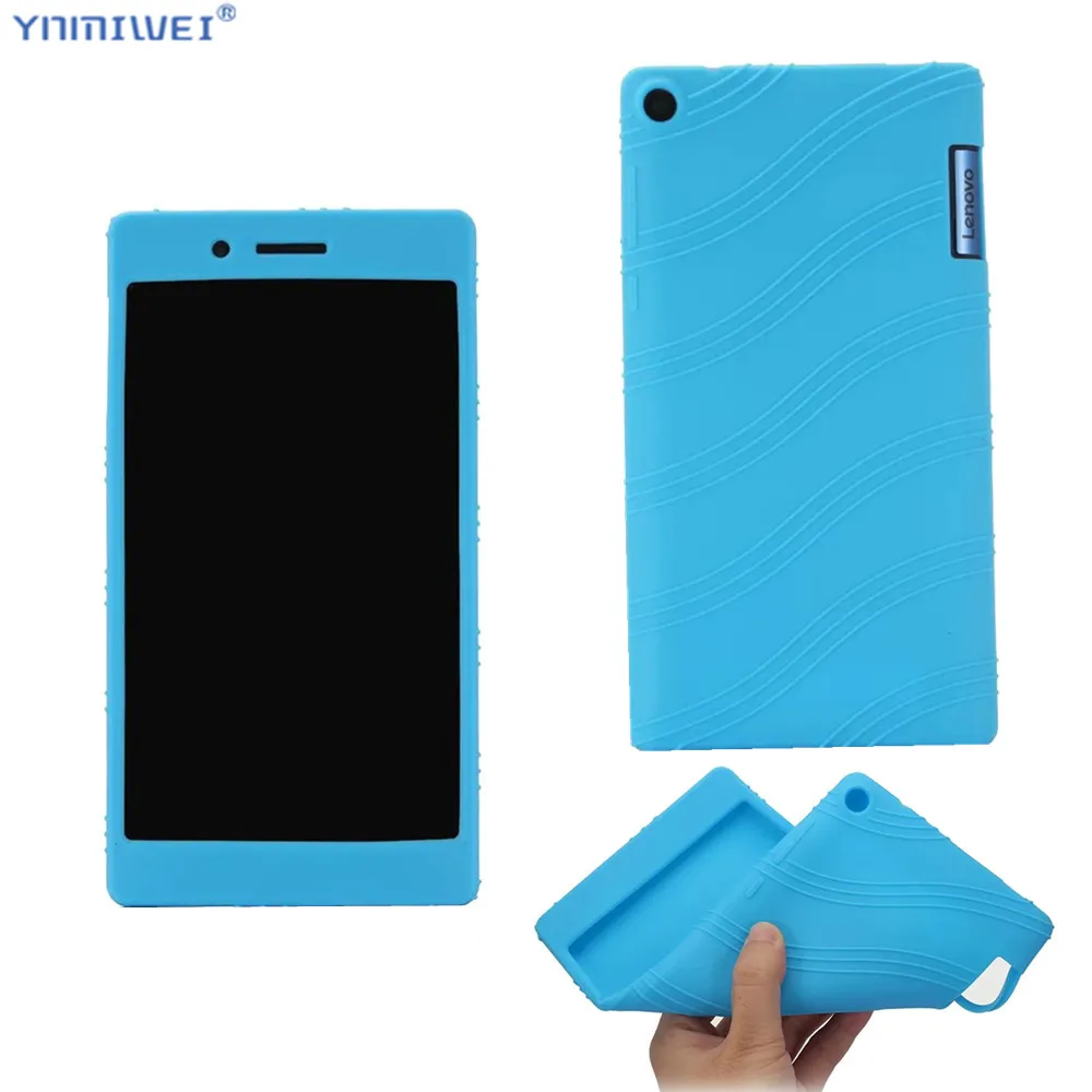 Capa de silicone para lenovo tab 3, case de proteção macia para lenovo