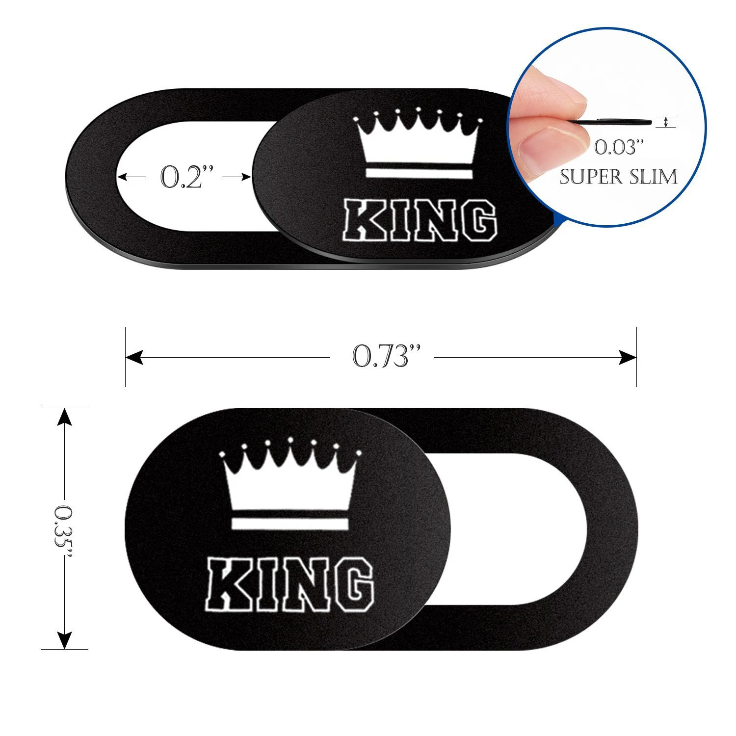 Влюбленные Король Королева веб-камера крышка затвора Магнитный слайдер крышка камеры для веб-камеры iPhone iPad ноутбуки телефон объектив стикер конфиденциальности