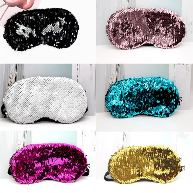 

1Pc Sleep eye mask sleeping sleep masks eye masks Fish scales Travel Eye Shade Cover face mask Bandage Eye Sleeping patch