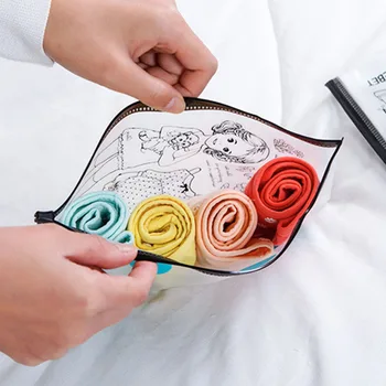 

50PCS / LOT Cosmetic Bags Transparent Toothbrush Travel PVC Make Up Bags Waterproof Women Men Makeup Case Toiletry Bag