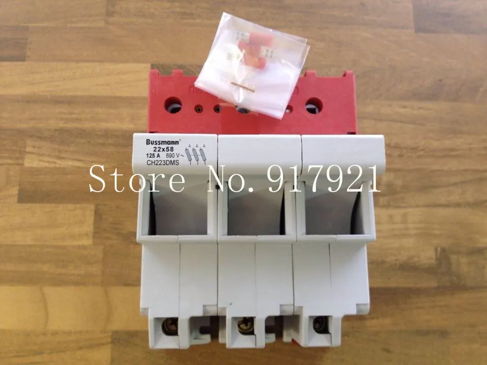 [ZOB] Bussmann CH223DMS 22x58 125A 690V fuse holder genuine original  --2pcs/lot